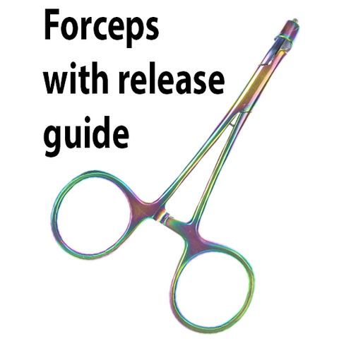 Forceps with Release Guide